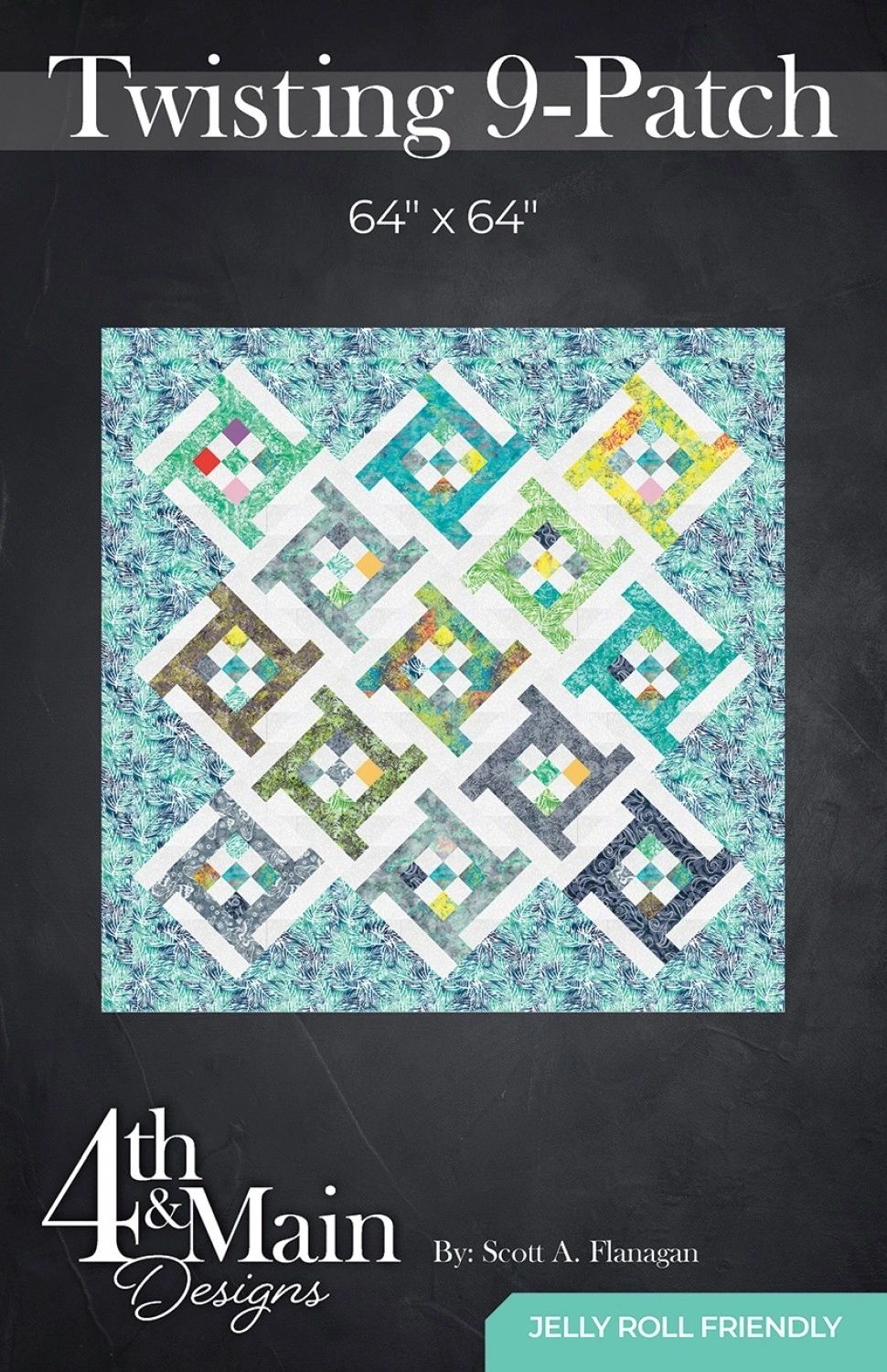 Twisting 9-Patch # 4MD-017 From 4th & Main By Flanagan, Scott A In Quilts