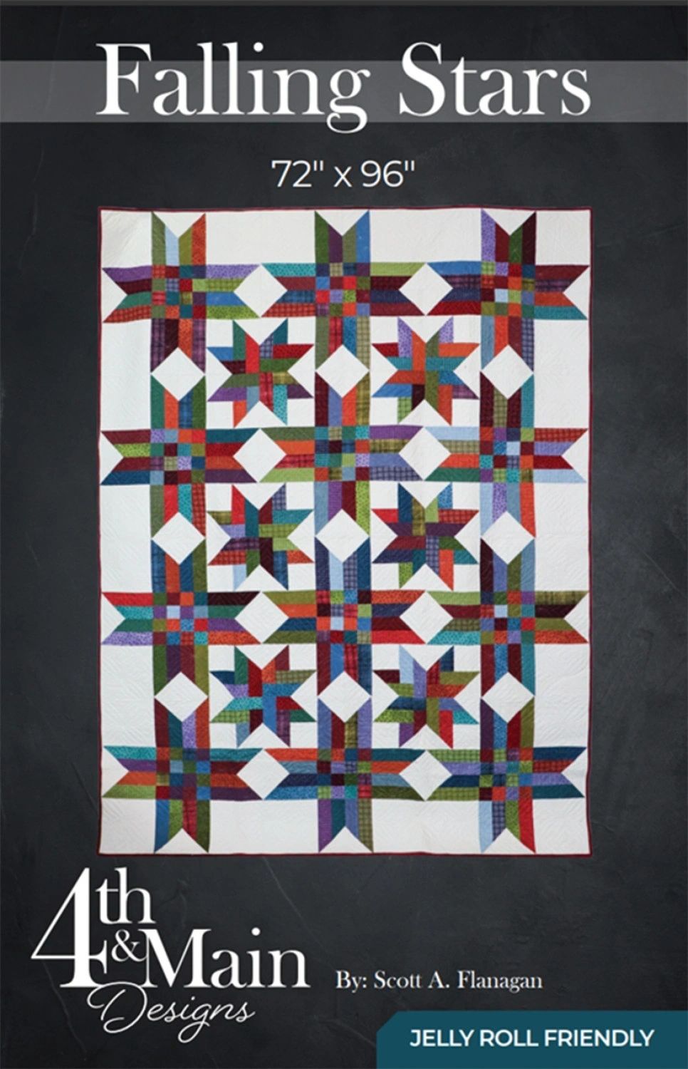 Falling Stars # 4MD-018 From 4th & Main By Flanagan, Scott A In Quilts