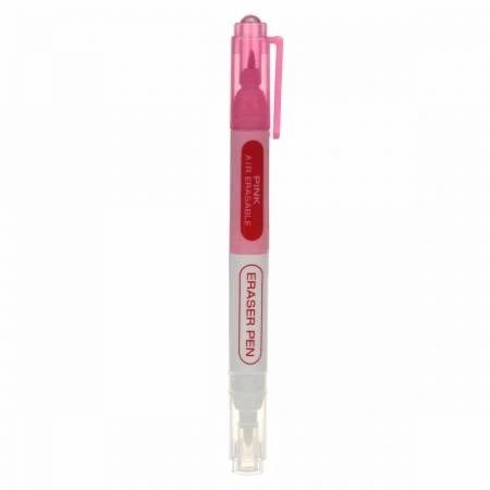 Chacopen Pink Air Erasable Dual Tip Pen With Eraser # 5012CVA