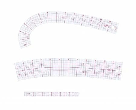 Curve Ruler Set # 7006CV, From Clover Needlecraft In Rulers & Accessories