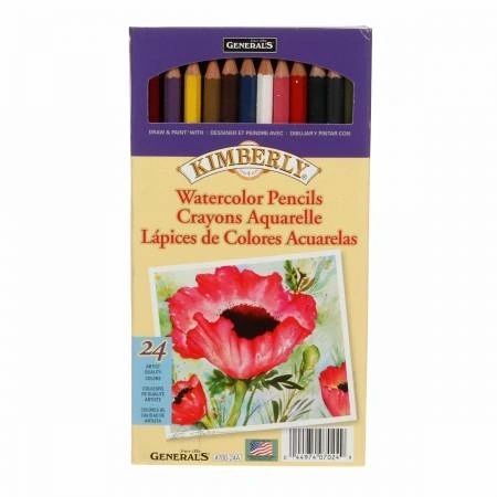 Pencil Watercolor Set 24 Assorted Colors # 700GP-24A
