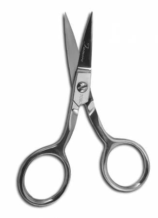 Left-Handed Curved Fine Tip Large Ring Scissors 4in # 709L