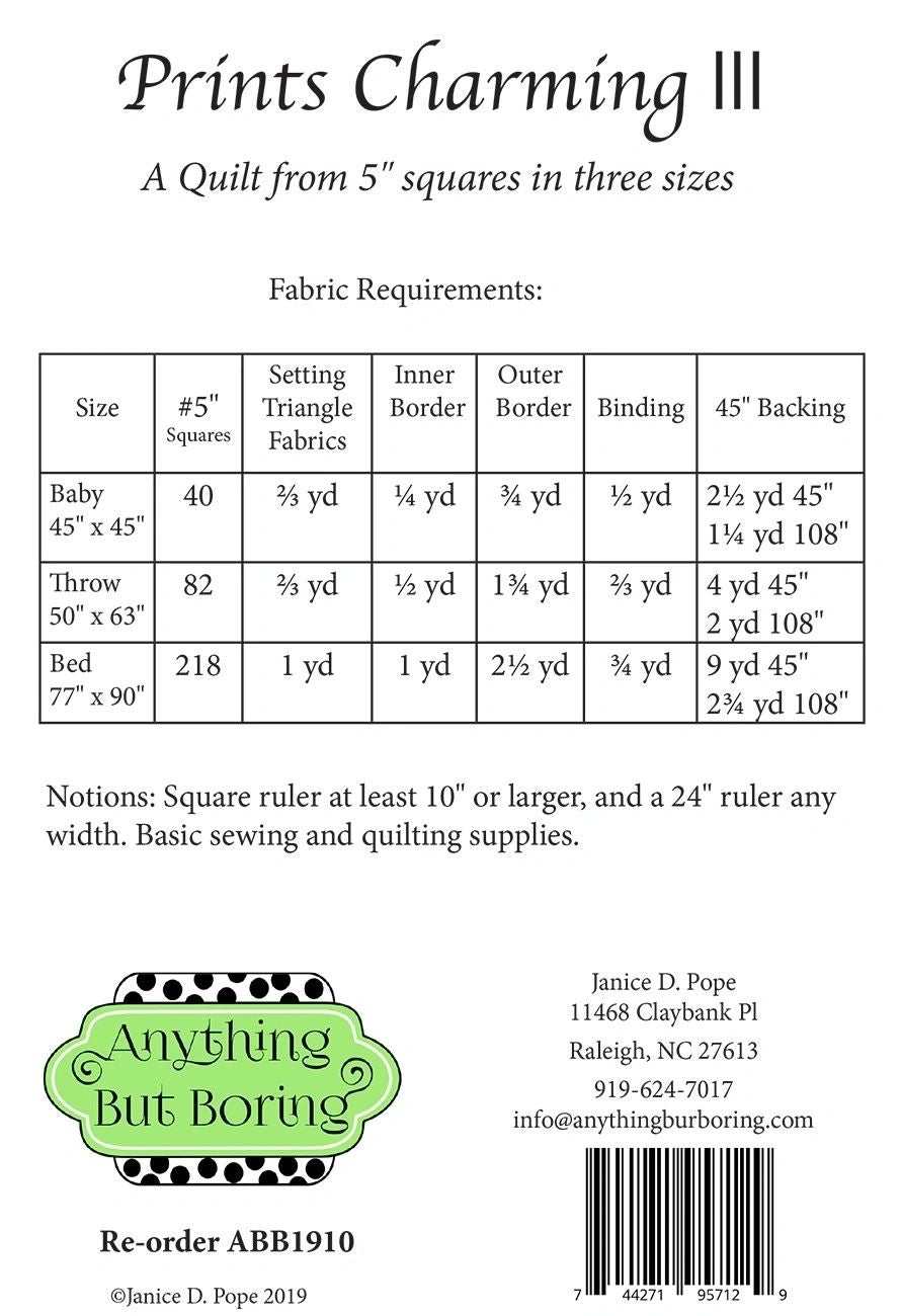 Prints Charming III # ABB1910