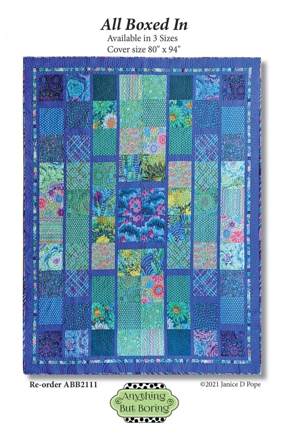 All Boxed In # ABB2111 From Anything But Boring By Pope, Janice In Quilts