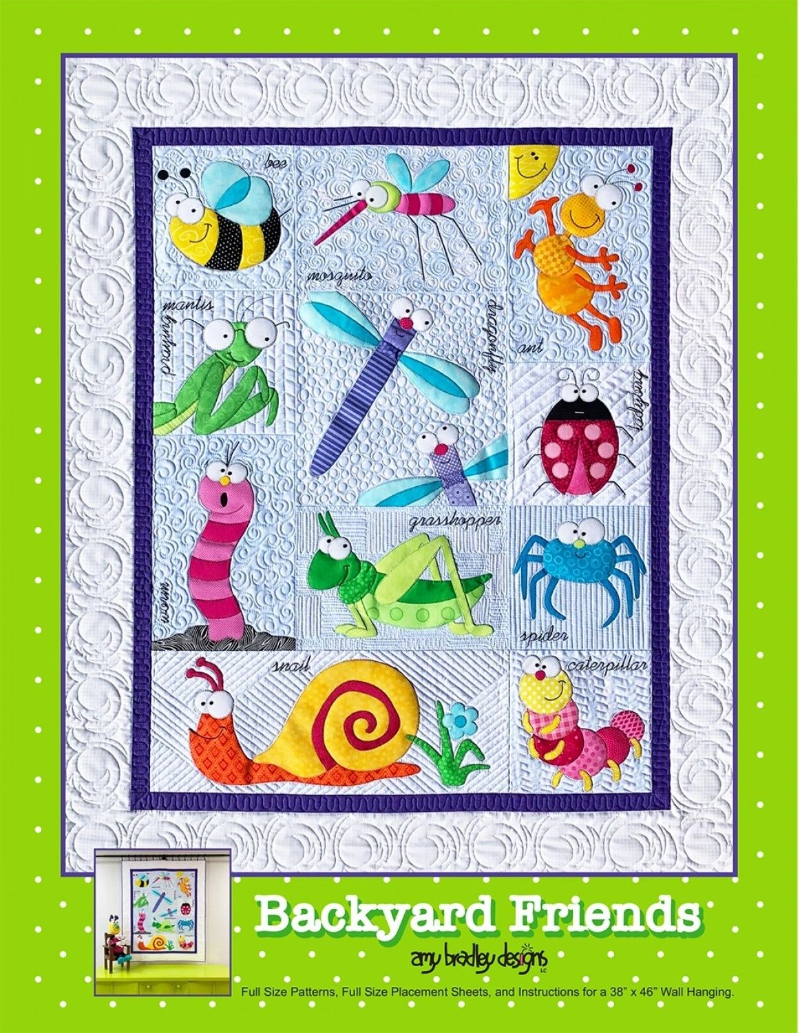 Backyard Friends Quilt Pattern # ABD294