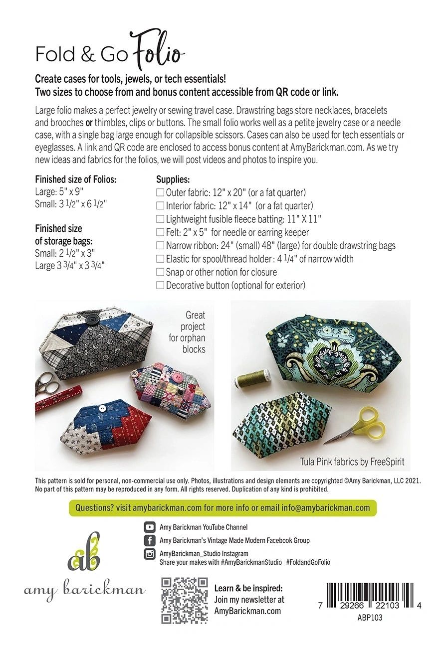 Fold & Go Folio # ABP103