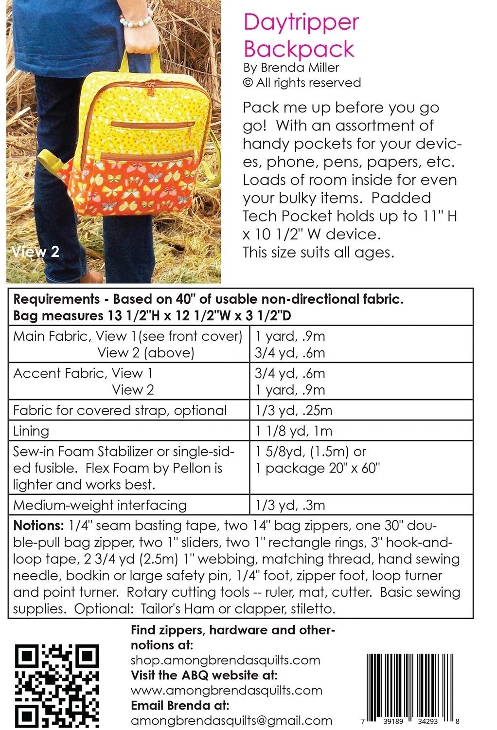 Daytripper Backpack # ABQ-189