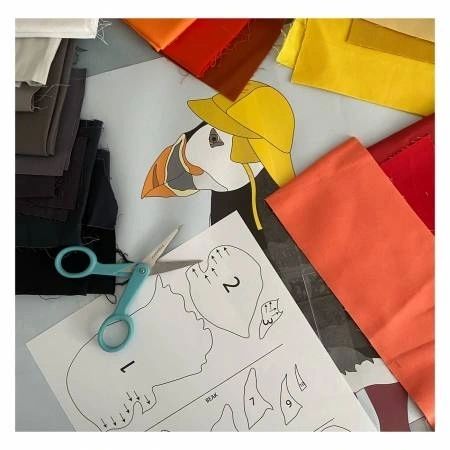 Puff In Boots - A Raw-Edge Appliqué Project # AEPB0424