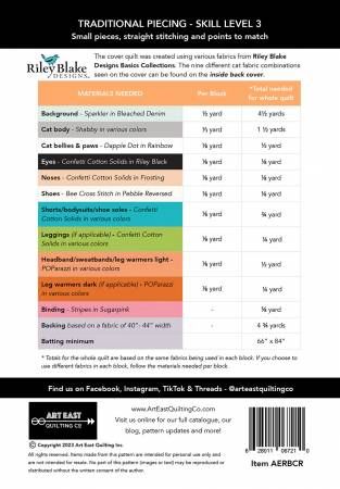 Catrobics Cats Movin & Groovin Pattern # AEQCCR0120