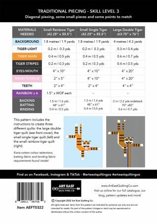 Flying Tigers Quilt Pattern # AEQCFT0322, From Art East Quilting CO In Quilts