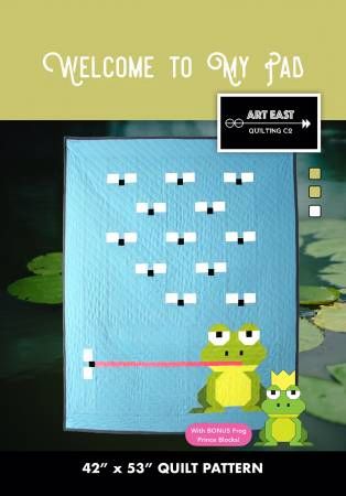 Welcome to My Pad Quilt Pattern # AEQCWP0920, From Art East Quilting CO In Quilts