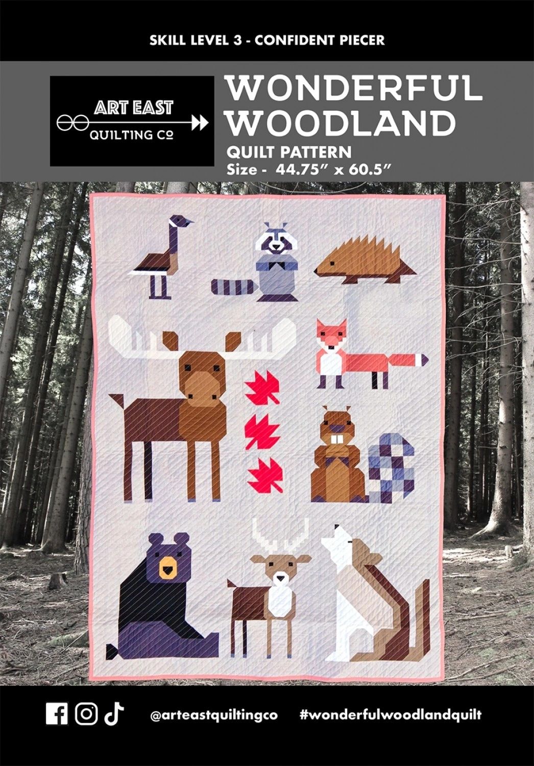 Wonderful Woodland Quilt Pattern # AEQCWW0920