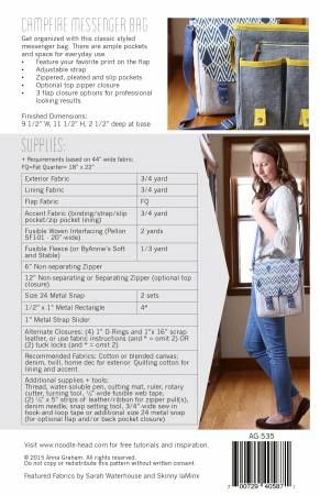 Campfire Messenger Bag # AG-535
