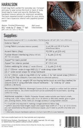 Haralson Belt Bag # AG-552