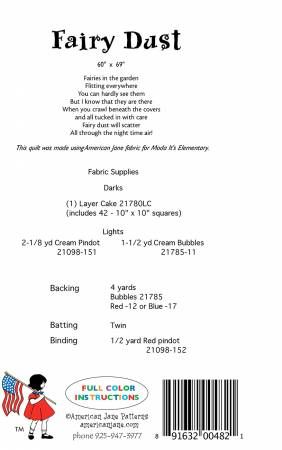 Fairy Dust # AJP482, From American Jane Patterns By Klop, Sandy In Quilts
