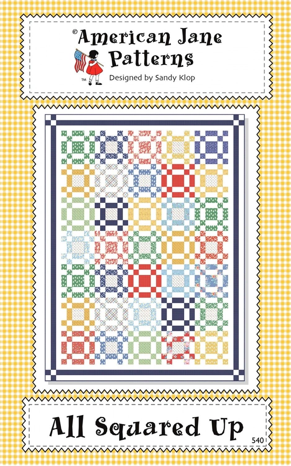 All Squared Up # AJP540 From American Jane Patterns By Klop, Sandy In Quilts