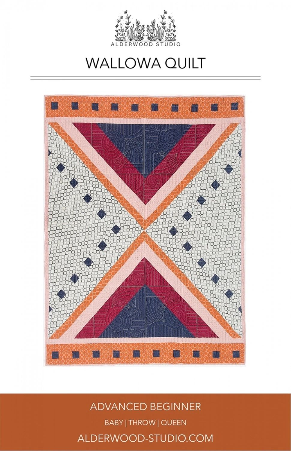 Wallowa Quilt Pattern # ALD-WALLOWA From Alderwood Studio Patterns By Elliot, Amber In Quilts