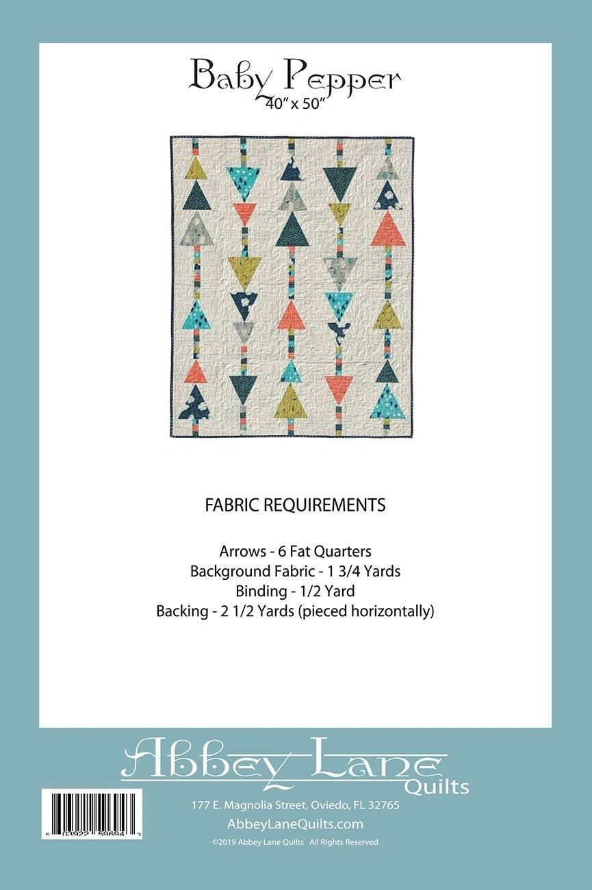 Baby Pepper # ALQ403 From Abbey Lane Quilts In Quilts