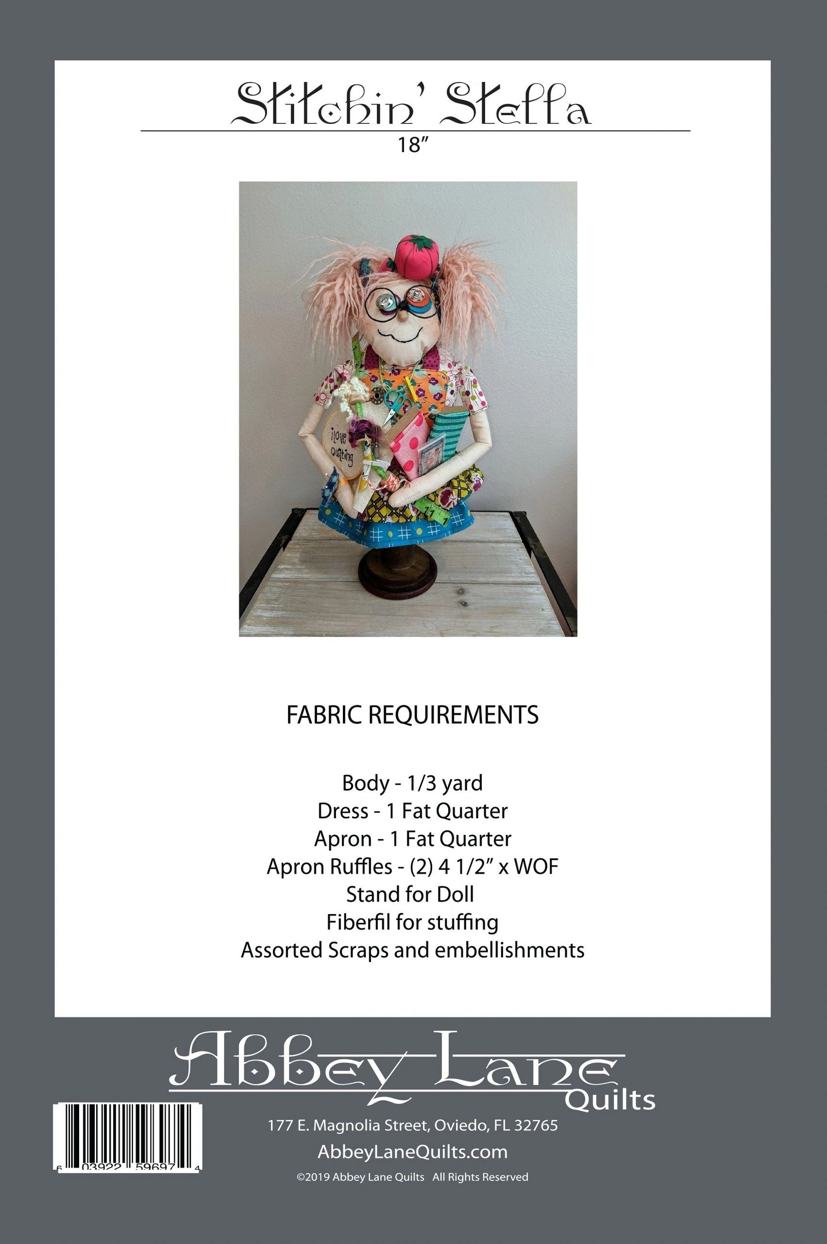 Stitchin Stella # ALQ406 From Abbey Lane Quilts In Quilts