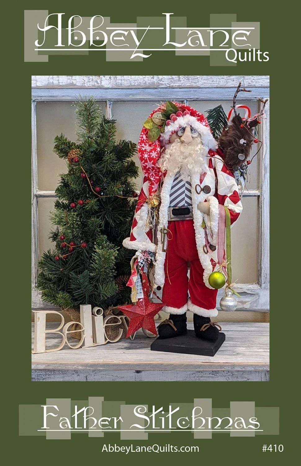 Father Stitchmas # ALQ410 From Abbey Lane Quilts In Quilts