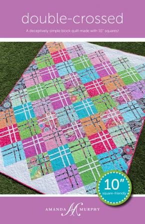 Double-Crossed # AMD138, From Amanda Murphy Design, LLC By Murphy, Amanda In Quilts