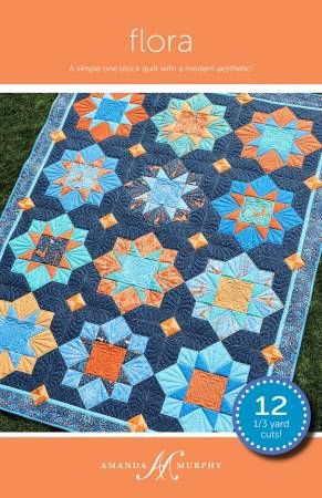 Flora # AMD145, From Amanda Murphy Design, LLC By Murphy, Amanda In Quilts