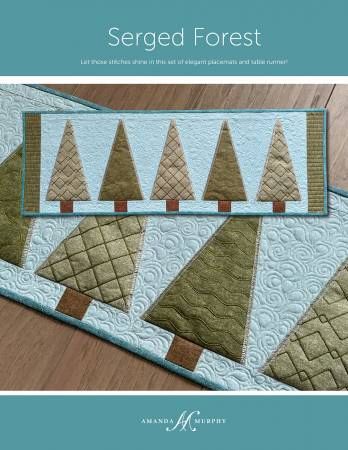 Serged Forest Runner & Placemats # AMD603