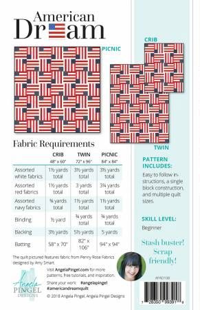 American Dream # APAD108, From Angela Pingel By Pingel, Angela In Quilts