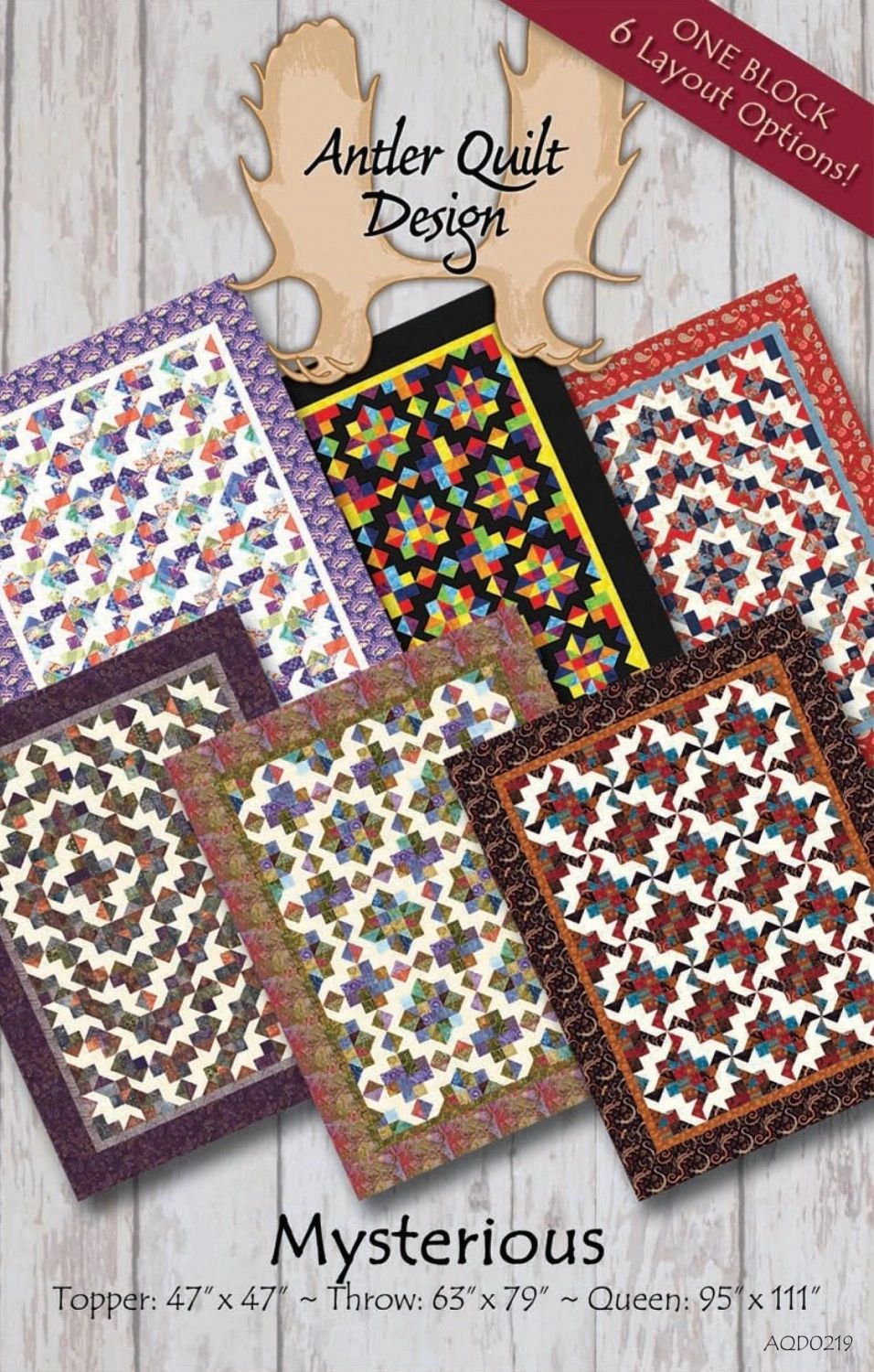Mysterious # AQD0219 From Antler Quilt Design By Leko, Doug In Quilts