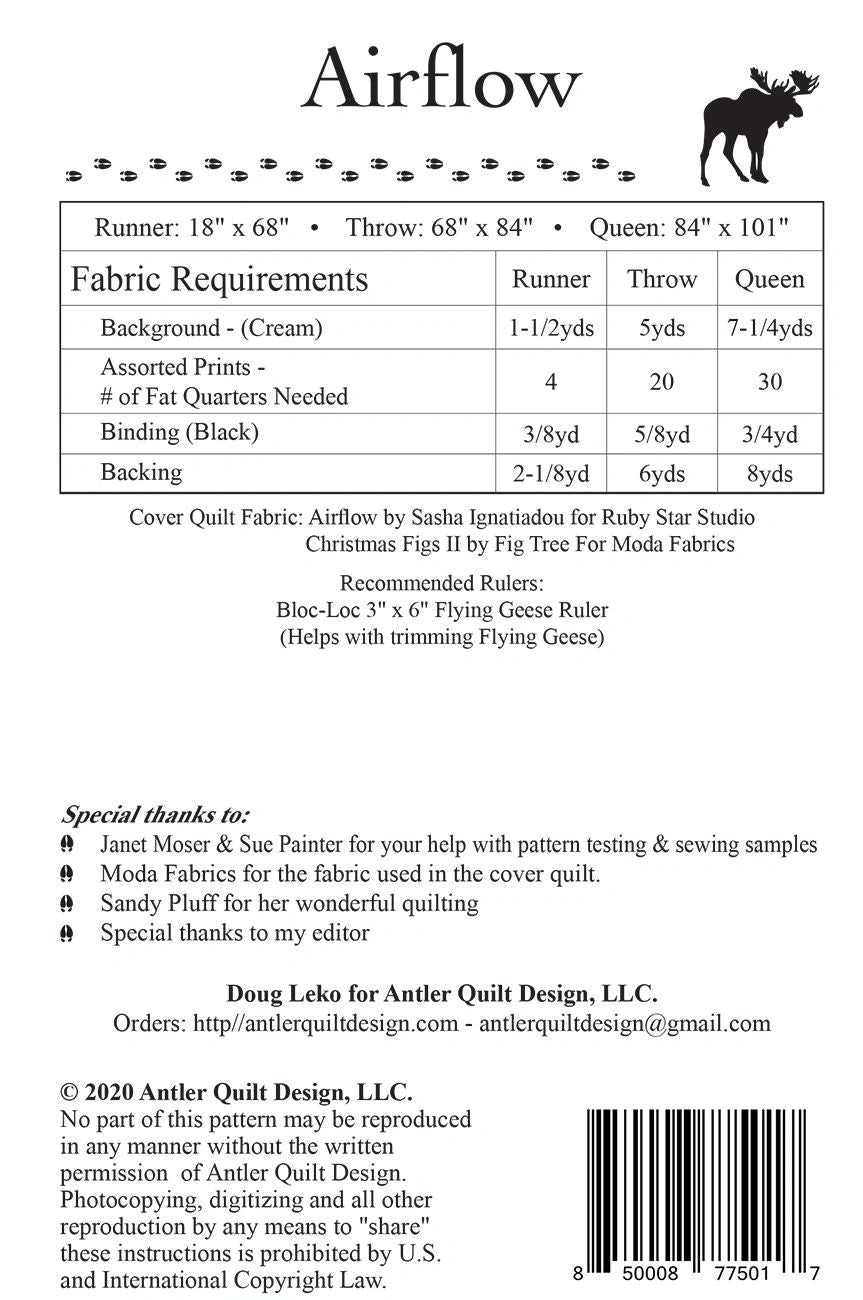 Airflow # AQD0269 From Antler Quilt Design By Leko, Doug In Quilts