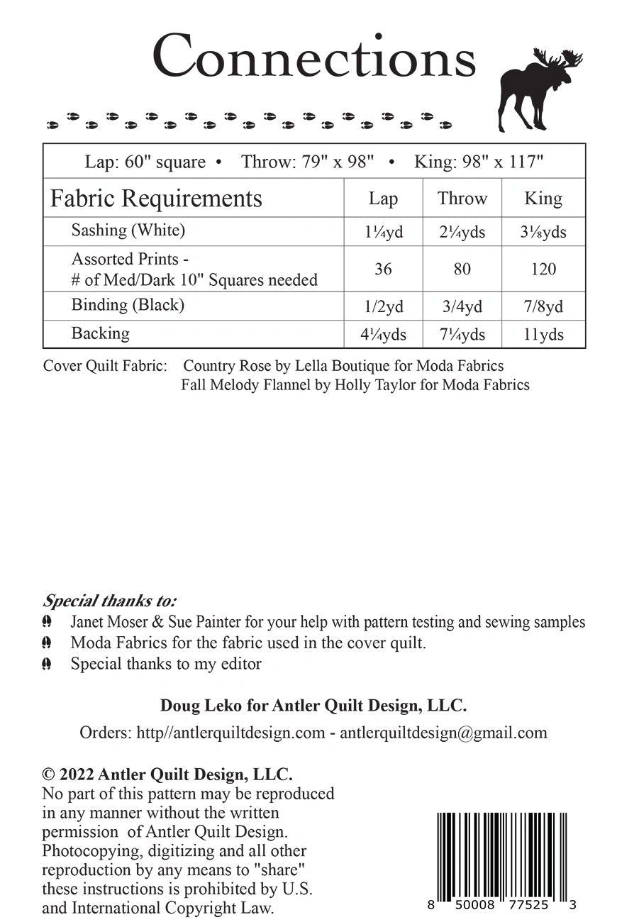 Connections # AQD0289 From Antler Quilt Design By Leko, Doug In Quilts