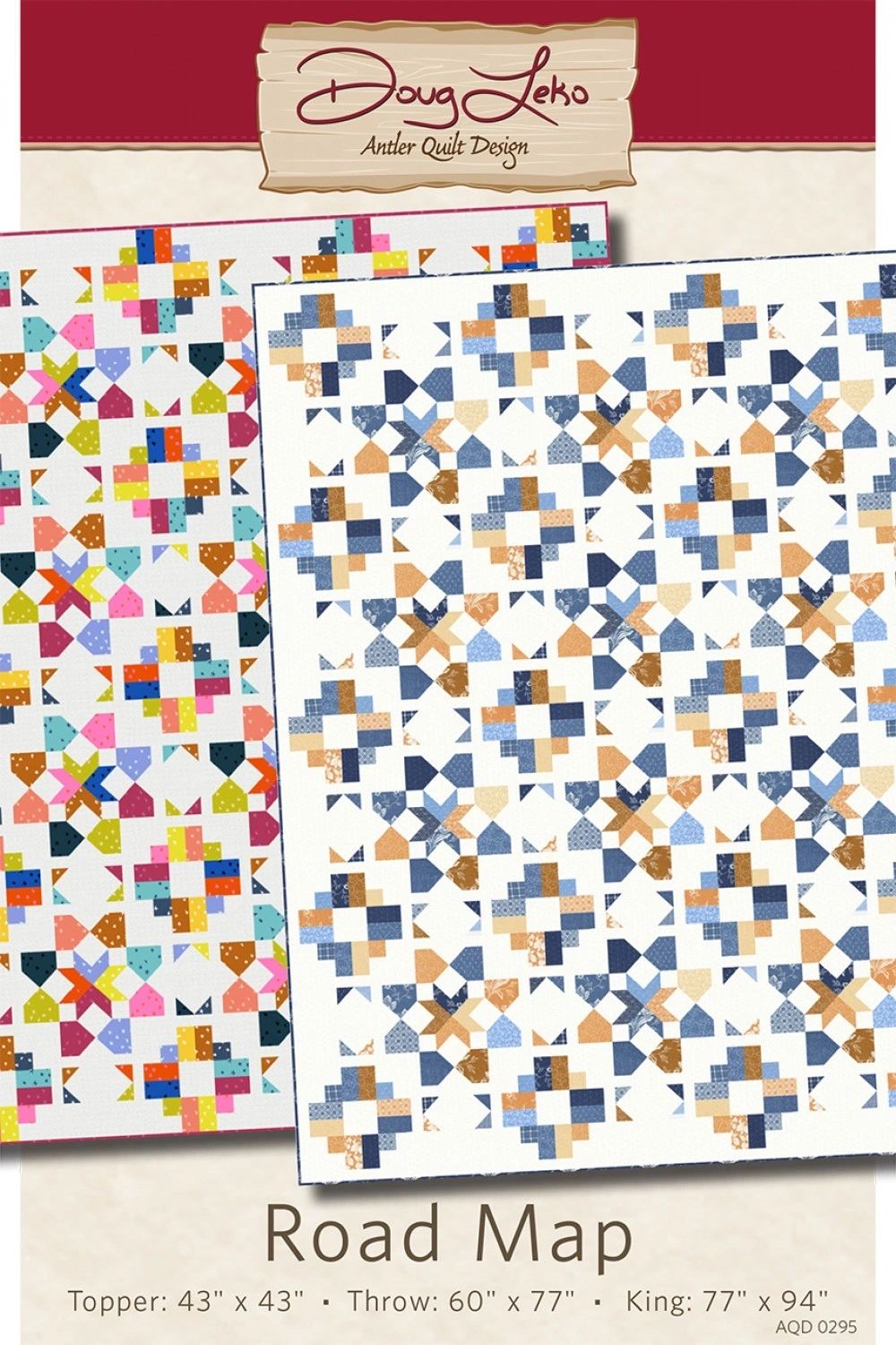 Road Map # AQD0295 From Antler Quilt Design In Quilts