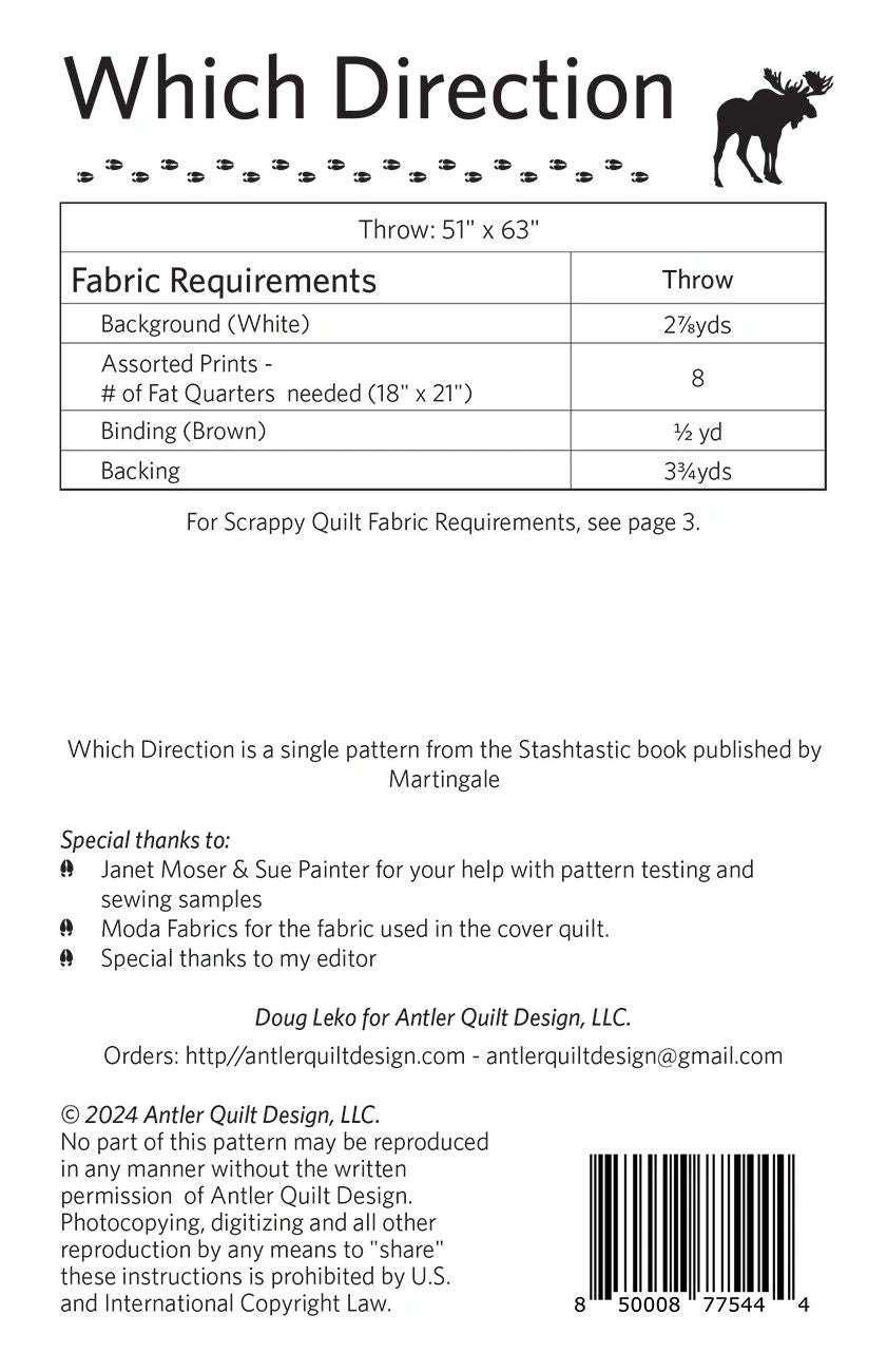 Which Direction # AQD0301 From Antler Quilt Design In Quilts