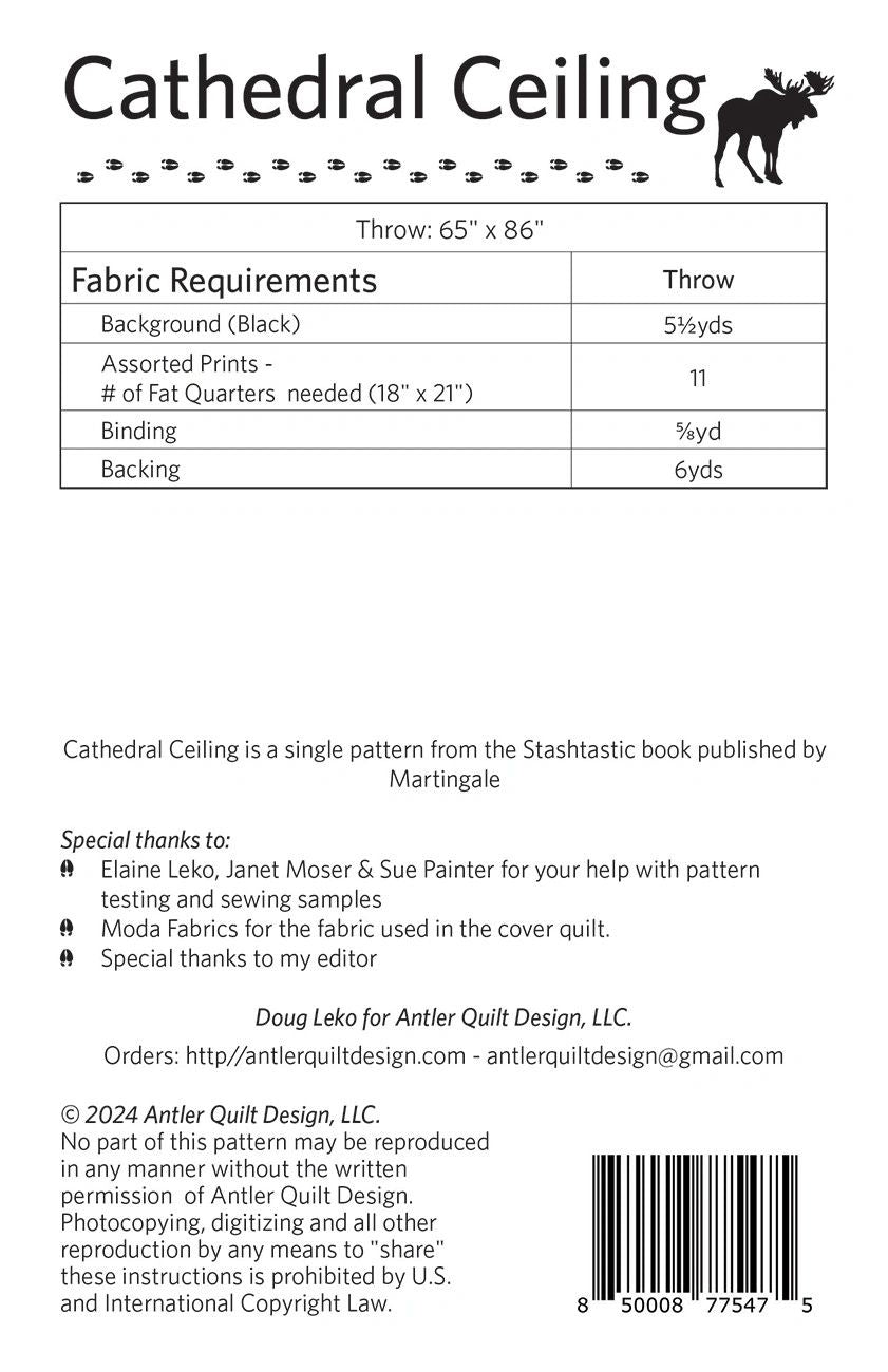 Catherdral Ceiling # AQD0303 From Antler Quilt Design In Quilts