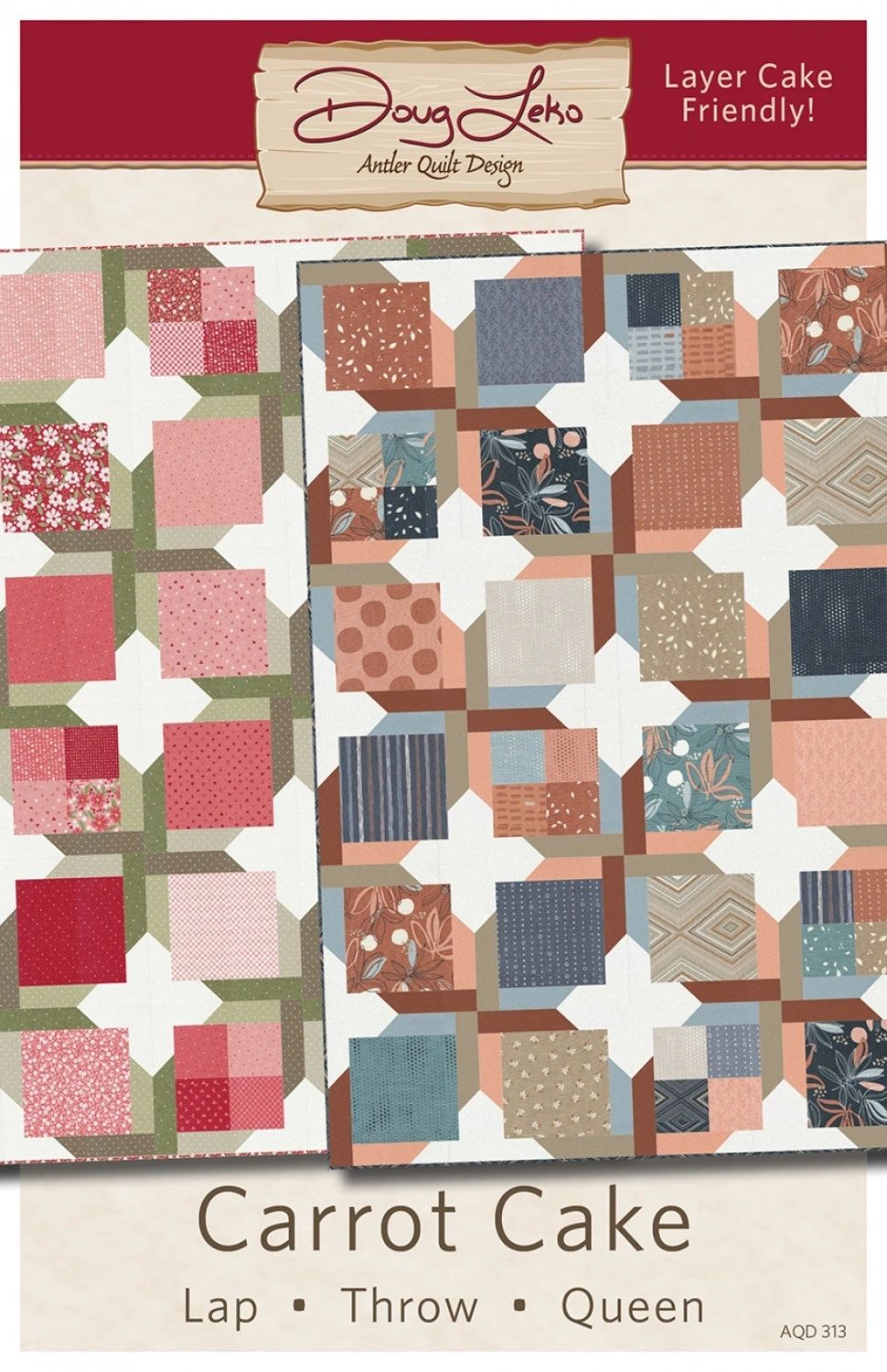 Carrot Cake # AQD0313 From Antler Quilt Design In Quilts