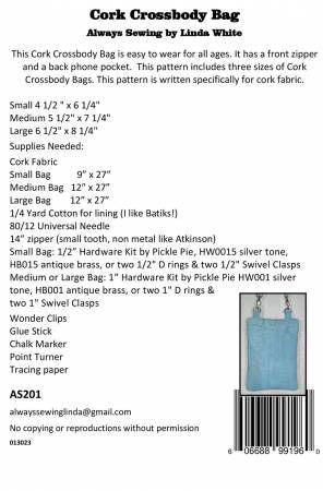 Cork Crossbody Bag # AS201