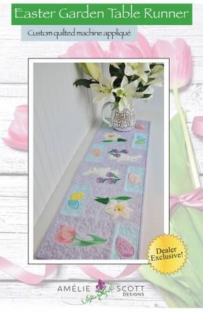 Easter Garden Table Runner # ASD234