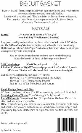 Biscuit Basket # AT208, From Aunties Two By McLeod, Carol In Craft