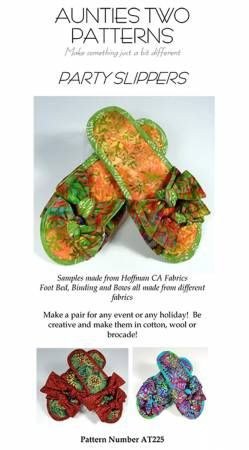 Party Slippers # AT225, From Aunties Two By McLeod, Carol In Wearables