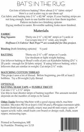 Bats In the Rug # AT229, From Aunties Two By McLeod, Carol In Pillows and Rugs