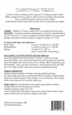 Christmas Trees # AT276, From Aunties Two By McLeod, Carol In Craft