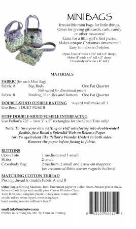 Mini Bags # AT612, From Aunties Two In Bags, Purses, Totes & Electronic Covers