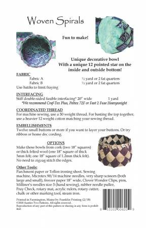 Woven Spirals # AT620