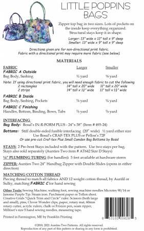 Little Poppins Bag # AT628