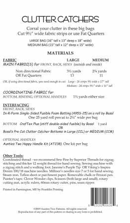 Clutter Catchers # AT638, From Aunties Two In Bags, Purses, Totes & Electronic Covers