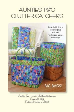 Clutter Catchers # AT638, From Aunties Two In Bags, Purses, Totes & Electronic Covers