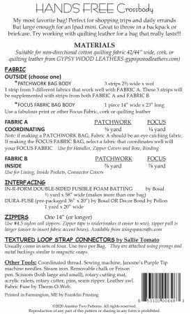 Hands Free Crossbody # AT648
