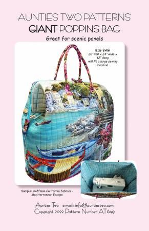Giant Poppins Bag # AT649, From Aunties Two In Bags, Purses, Totes & Electronic Covers