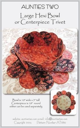 Large Hexi Bowl or Centerpiece Trivet # AT680