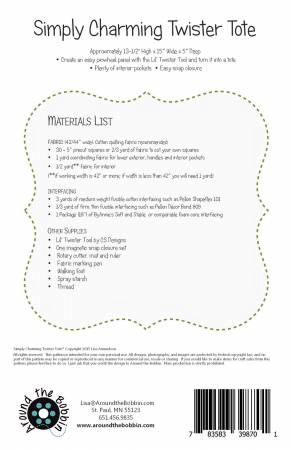 Simply Charming Twister Tote # ATB-153